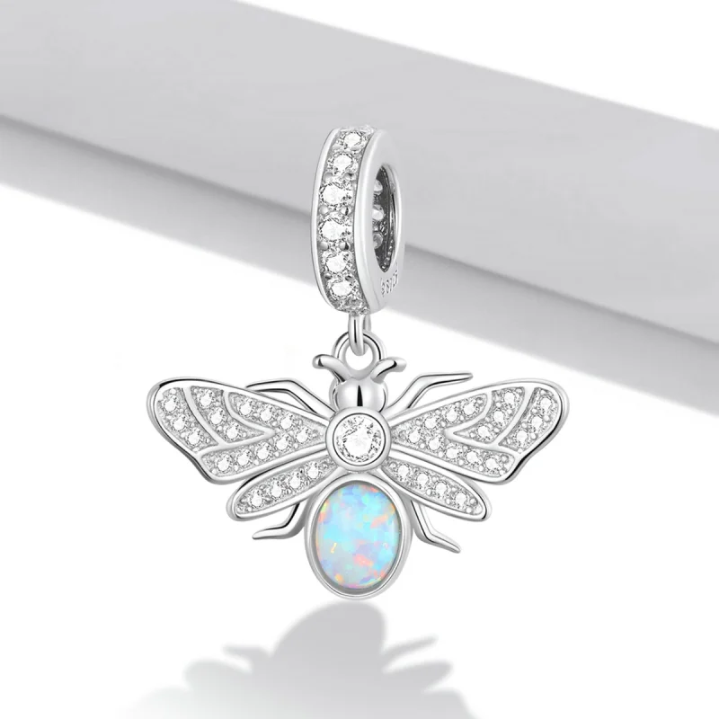 (Bild für) Charm im Pandora-Stil, der im Dunkeln leuchtet - BSC582 - Ansicht 2