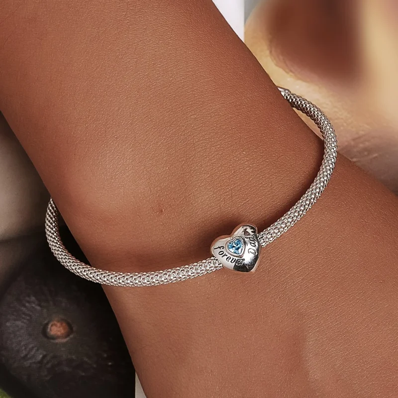 (Bild für) Charm im Pandora-Stil zum Gedenken an Papa - BSC562-BU - Ansicht 5