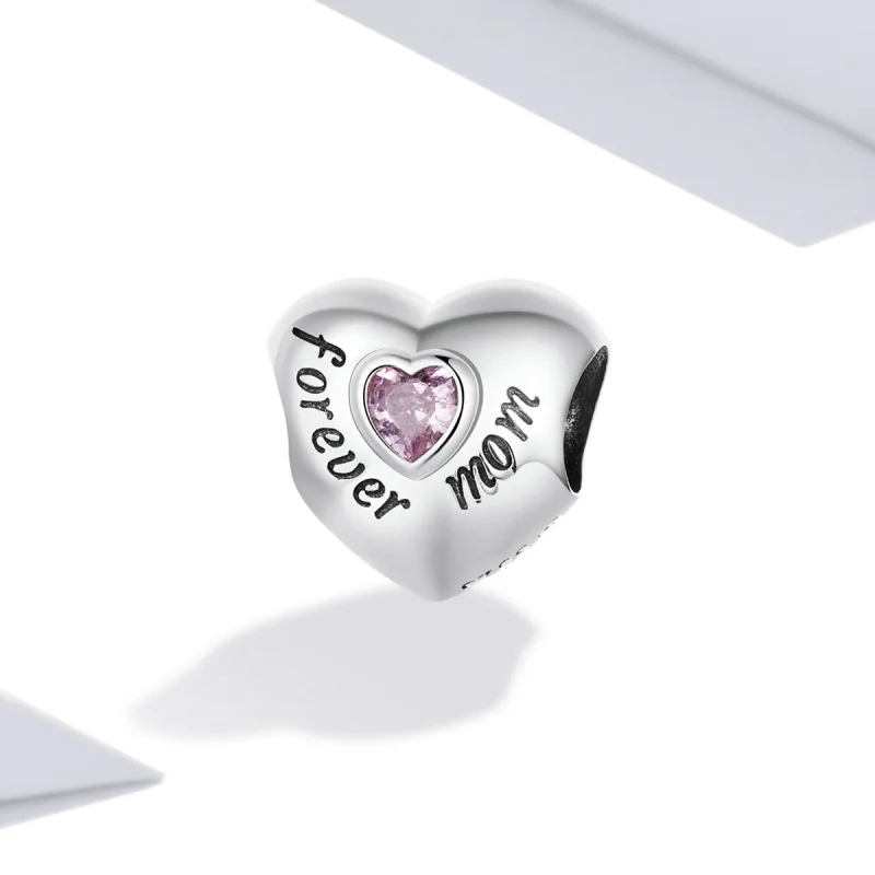 (Bild für) Charm „Mama“ im Pandora-Stil - BSC562-PK - Ansicht 2