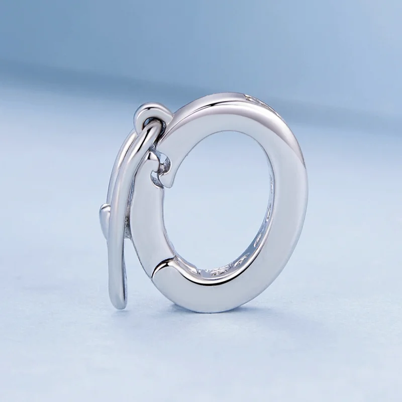 (Bild für) Clear Sparkle Spacer-Charm im Pandora-Stil - BSC886 - Ansicht 3