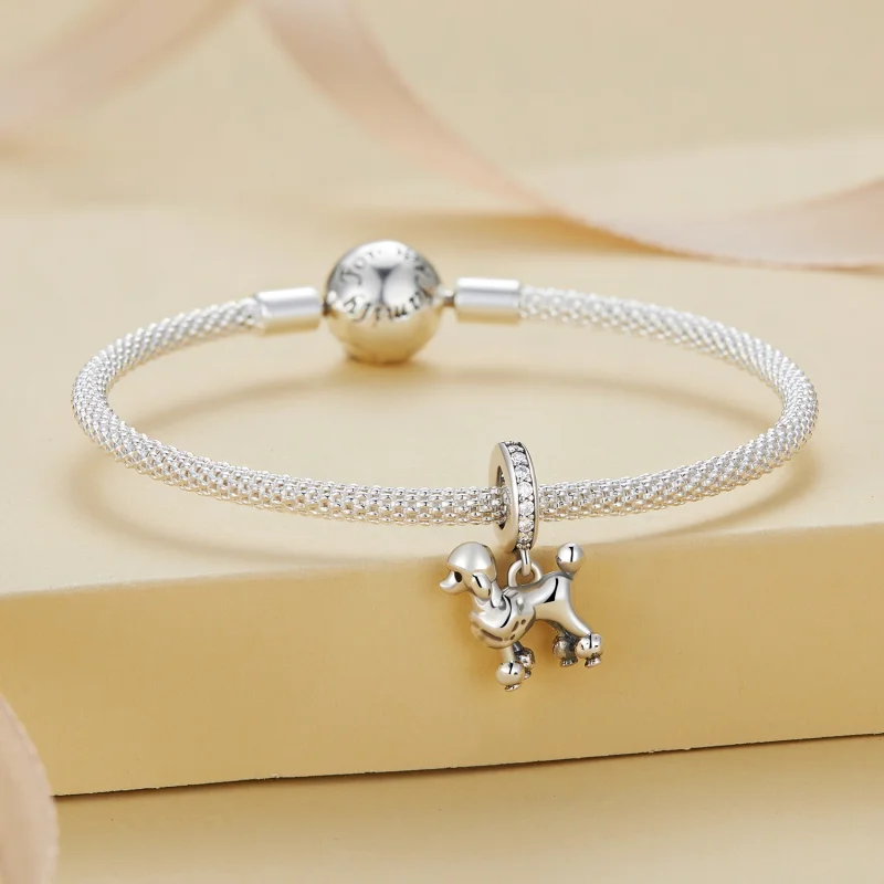 (Bild für) Cockapoo-Charm im Pandora-Stil - BSC797 - Ansicht 2
