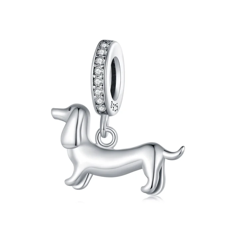 (Bild für) Dackel-Charm im Pandora-Stil - SCC2561 - Ansicht 8