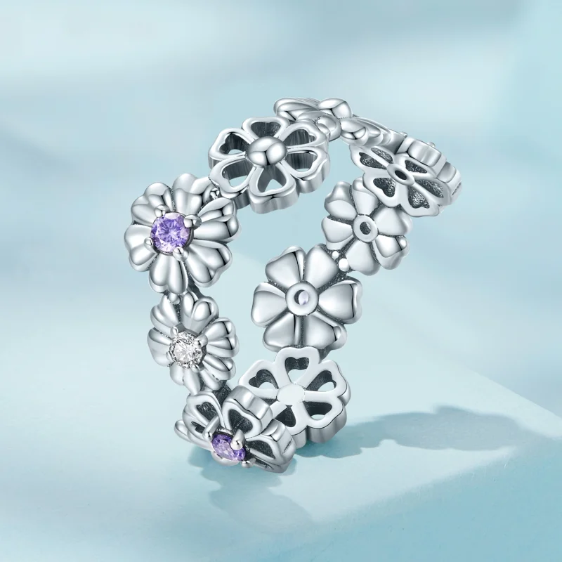 (Bild für) Daisy-Chain-Ring im Pandora-Stil - SCR873 - Ansicht 2