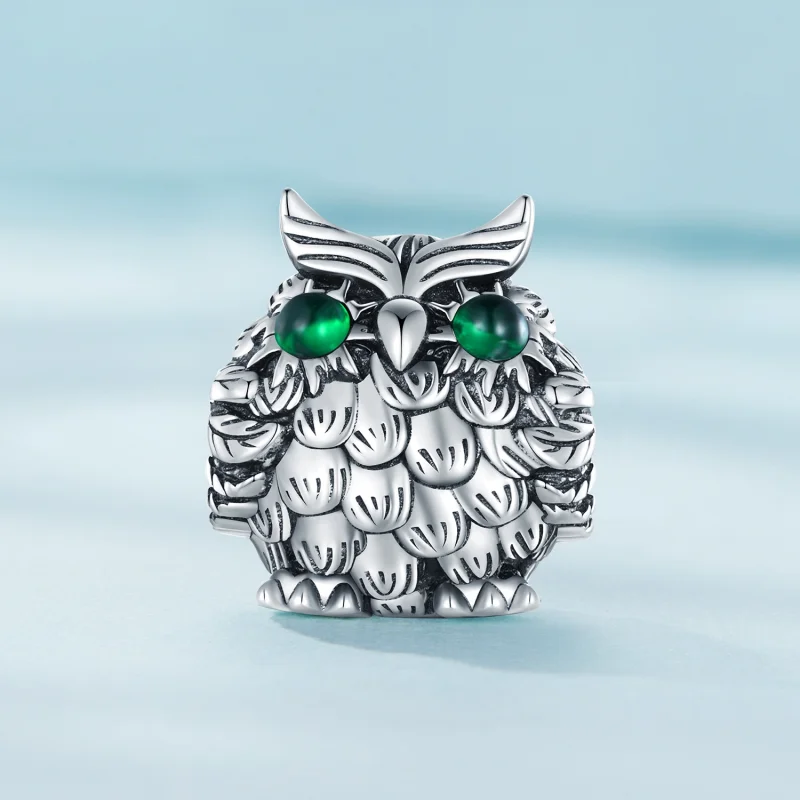 (Bild für) Eulen-Abschluss-Charm im Pandora-Stil - SCC2542 - Ansicht 2