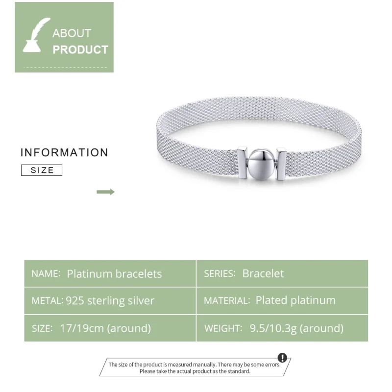 (Bild für) Flaches Armband im Pandora-Stil - SCX110 - Ansicht 3