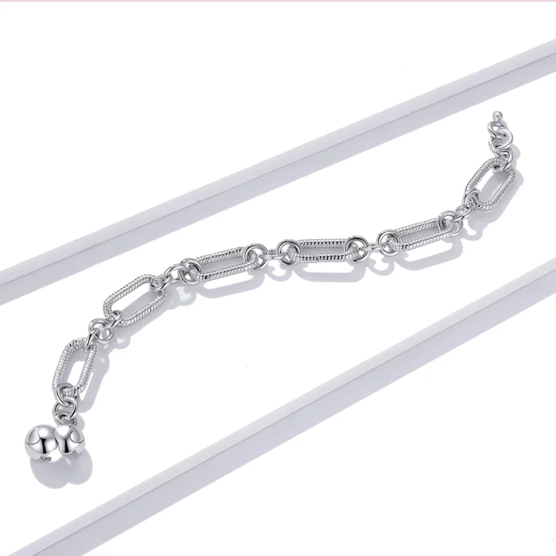 (Bild für) Kettengliederarmband im Pandora-Stil - BSB059 - Ansicht 3