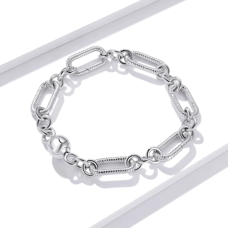 (Bild für) Kettengliederarmband im Pandora-Stil - BSB059 - Ansicht 4