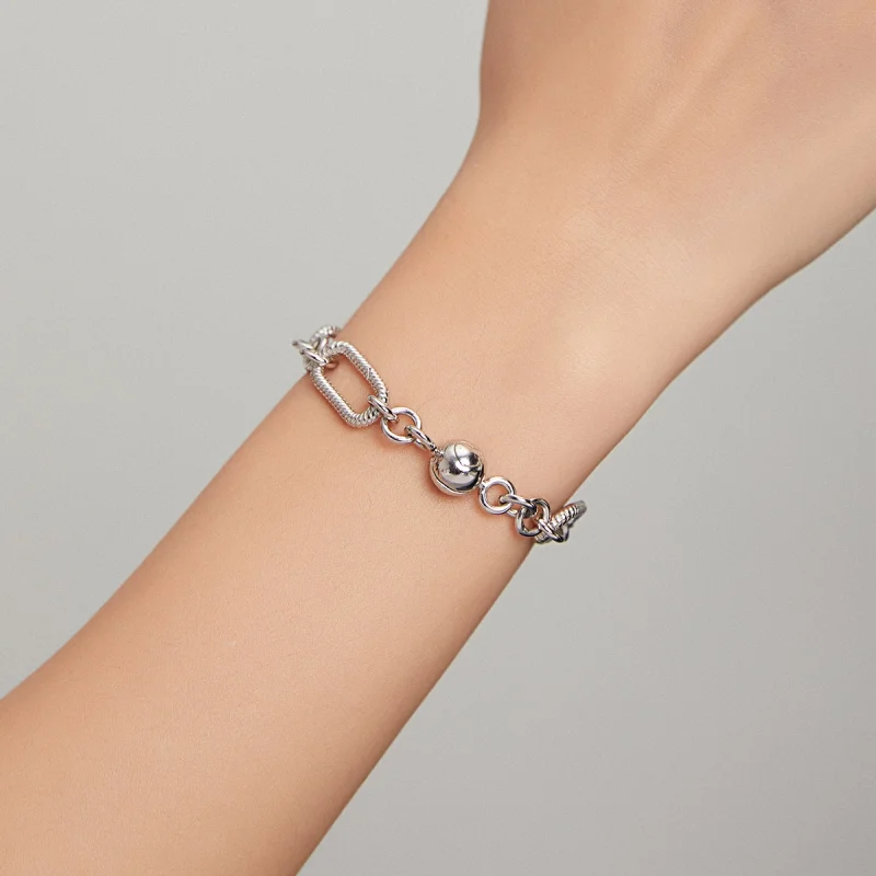 (Bild für) Kettengliederarmband im Pandora-Stil - BSB059 - Ansicht 8