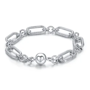 (Bild für) Kettengliederarmband im Pandora-Stil - BSB059