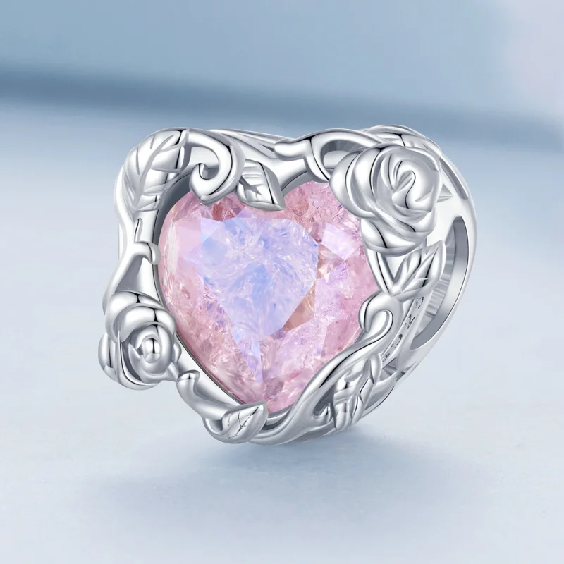 (Bild für) Liebesherz-Charm im Pandora-Stil - BSC836 - Ansicht 2