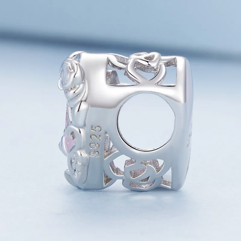 (Bild für) Liebesherz-Charm im Pandora-Stil - BSC836 - Ansicht 3