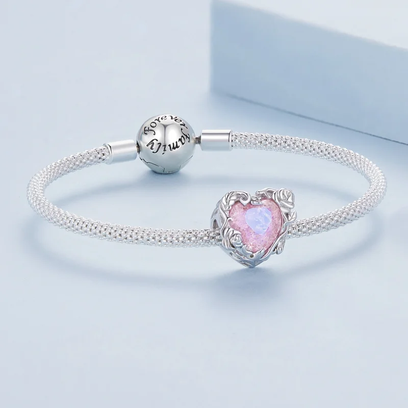 (Bild für) Liebesherz-Charm im Pandora-Stil - BSC836 - Ansicht 5