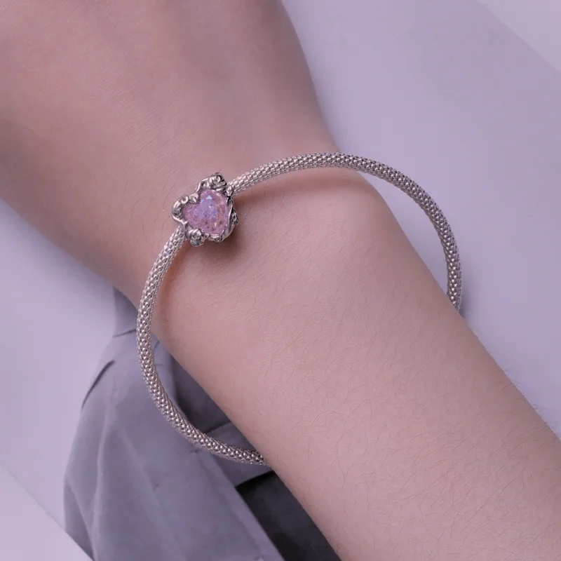 (Bild für) Liebesherz-Charm im Pandora-Stil - BSC836 - Ansicht 6