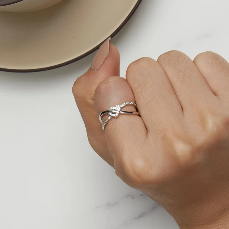 (Bild für) Liebesknoten Ring Pandora - BSR464 - Ansicht 6