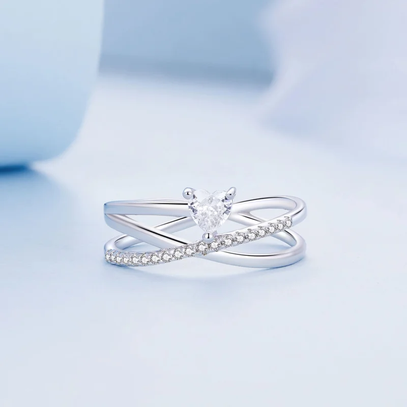 (Bild für) Pandora Dreifach Ring - BSR336 - Ansicht 2