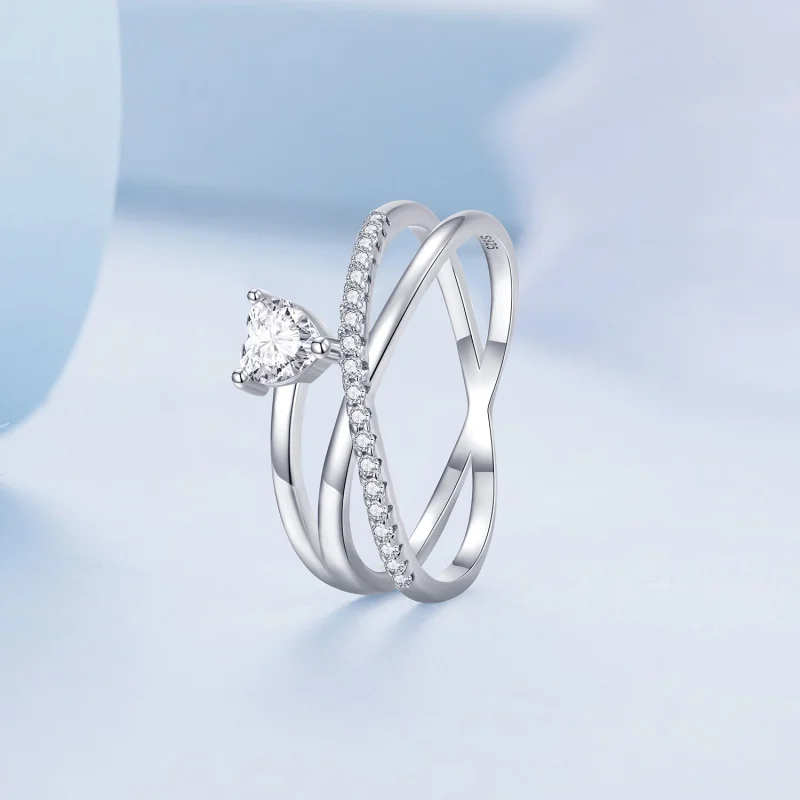 (Bild für) Pandora Dreifach Ring - BSR336 - Ansicht 3