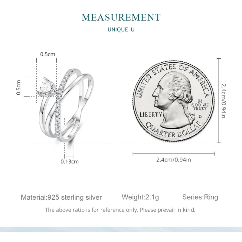 (Bild für) Pandora Dreifach Ring - BSR336 - Ansicht 8