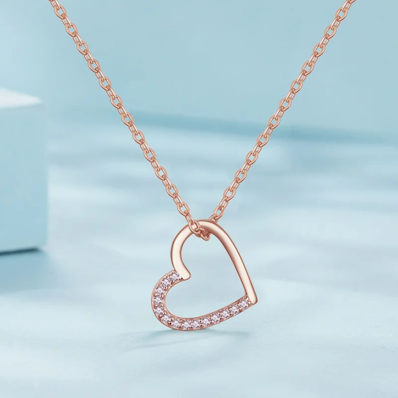 (Bild für) Pandora Kette Roségold Herz - SCN347-C - Ansicht 2