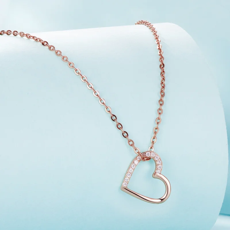 (Bild für) Pandora Kette Roségold Herz - SCN347-C - Ansicht 3