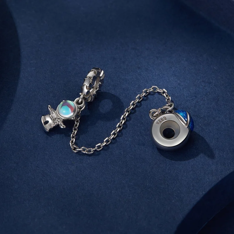 (Bild für) Pandora Kettenanhänger Blau - BSC792 - Ansicht 3