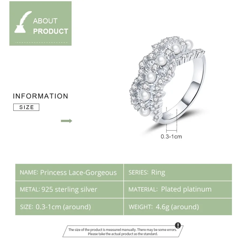 (Bild für) Pandora Prinzessin Ring - BSR187 - Ansicht 3