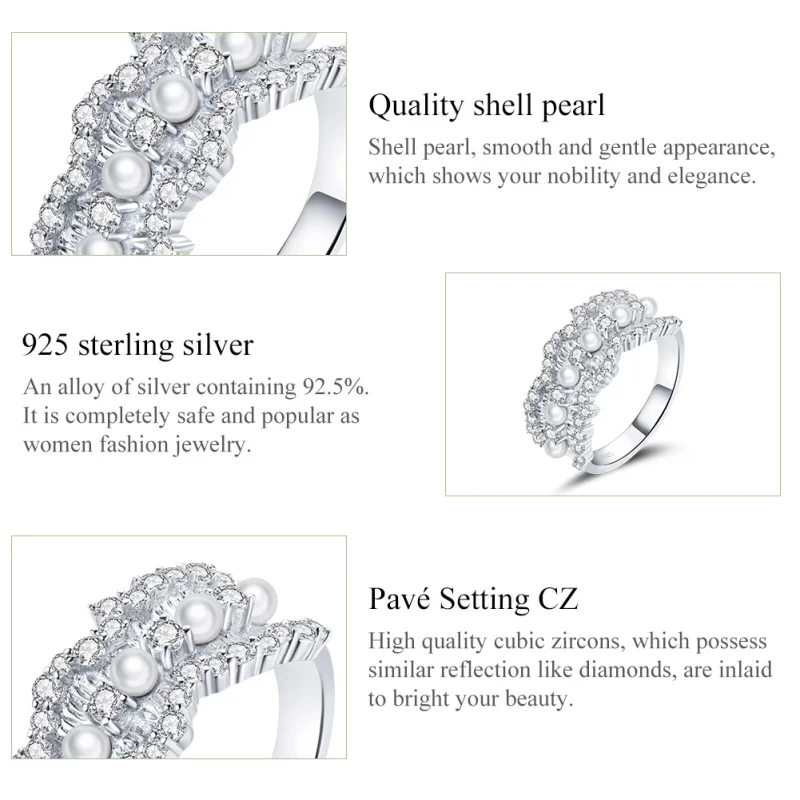 (Bild für) Pandora Prinzessin Ring - BSR187 - Ansicht 4