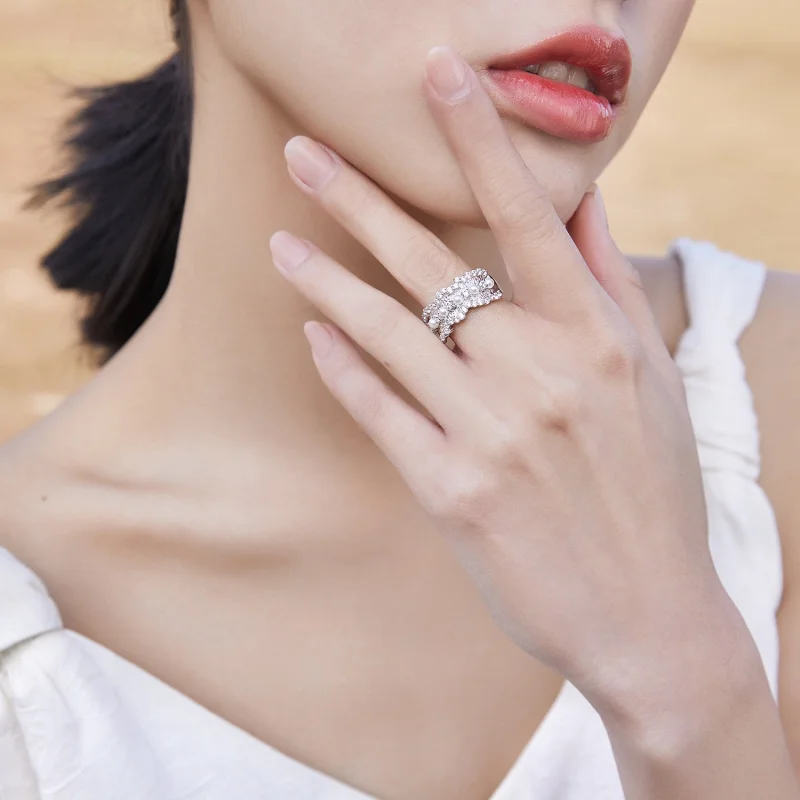 (Bild für) Pandora Prinzessin Ring - BSR187 - Ansicht 6