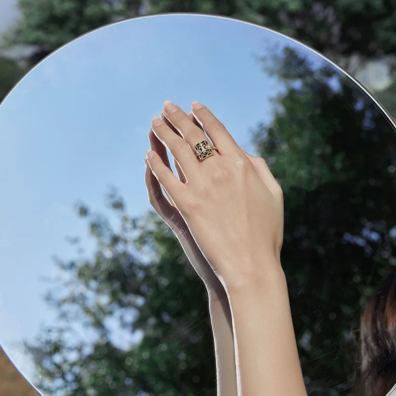 (Bild für) Pandora Ring Eckig - BSR189 - Ansicht 7