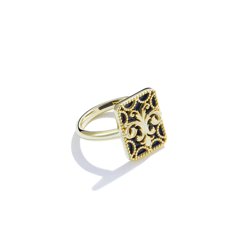 (Bild für) Pandora Ring Eckig - BSR189 - Ansicht 9