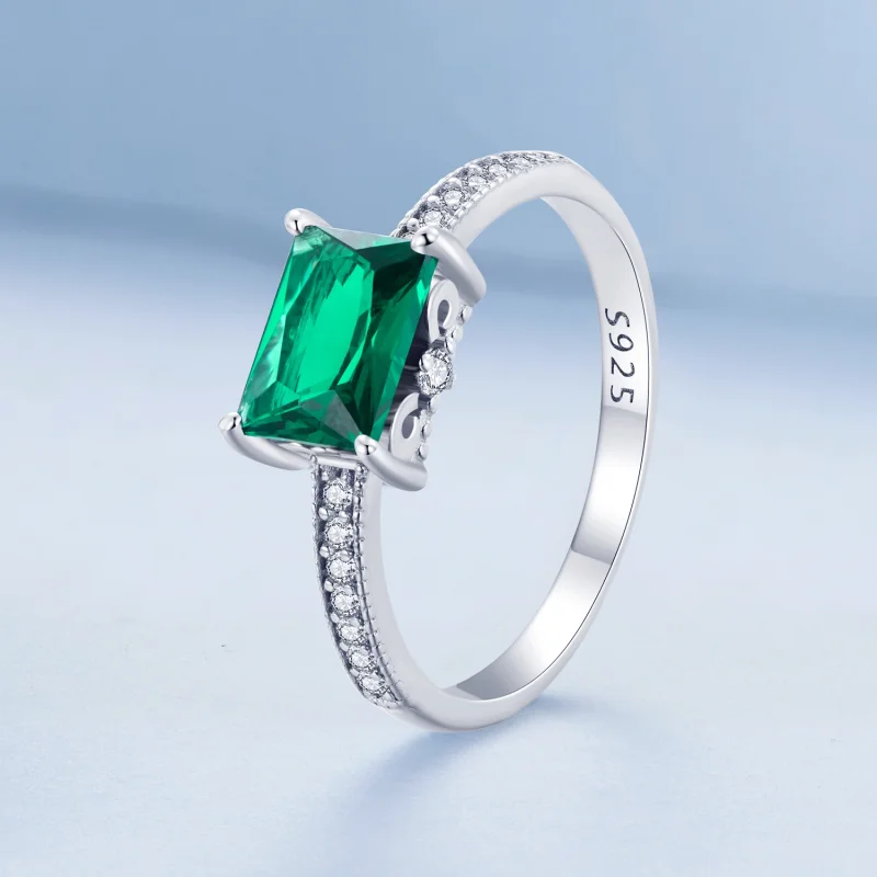 (Bild für) Pandora Ring Grüner Stein - BSR461 - Ansicht 2