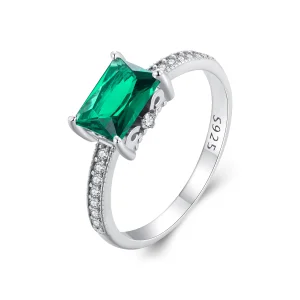 (Bild für) Pandora Ring Grüner Stein - BSR461