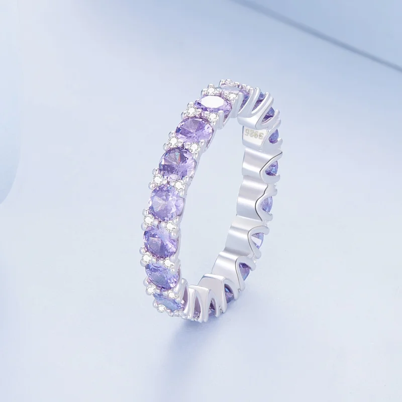 (Bild für) Pandora Ring Lila - BSR340 - Ansicht 2