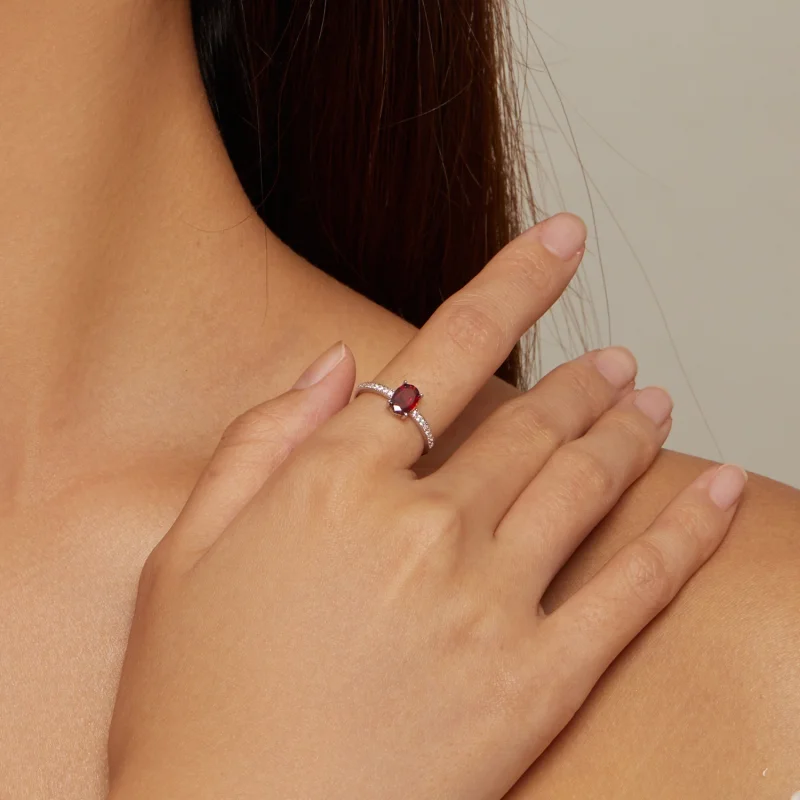 (Bild für) Pandora Ring Rot - BSR460-RD - Ansicht 4