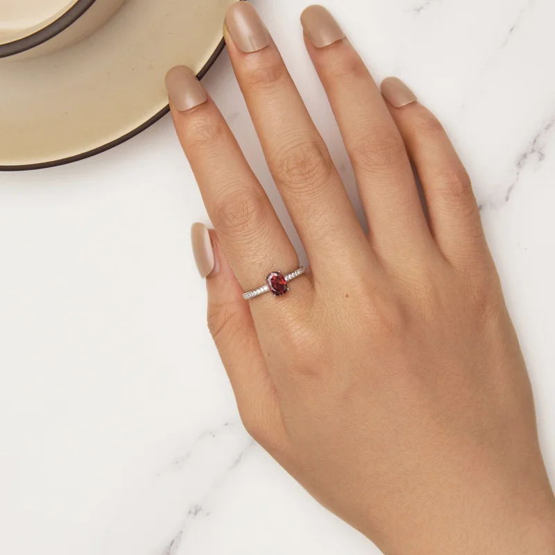 (Bild für) Pandora Ring Rot - BSR460-RD - Ansicht 5