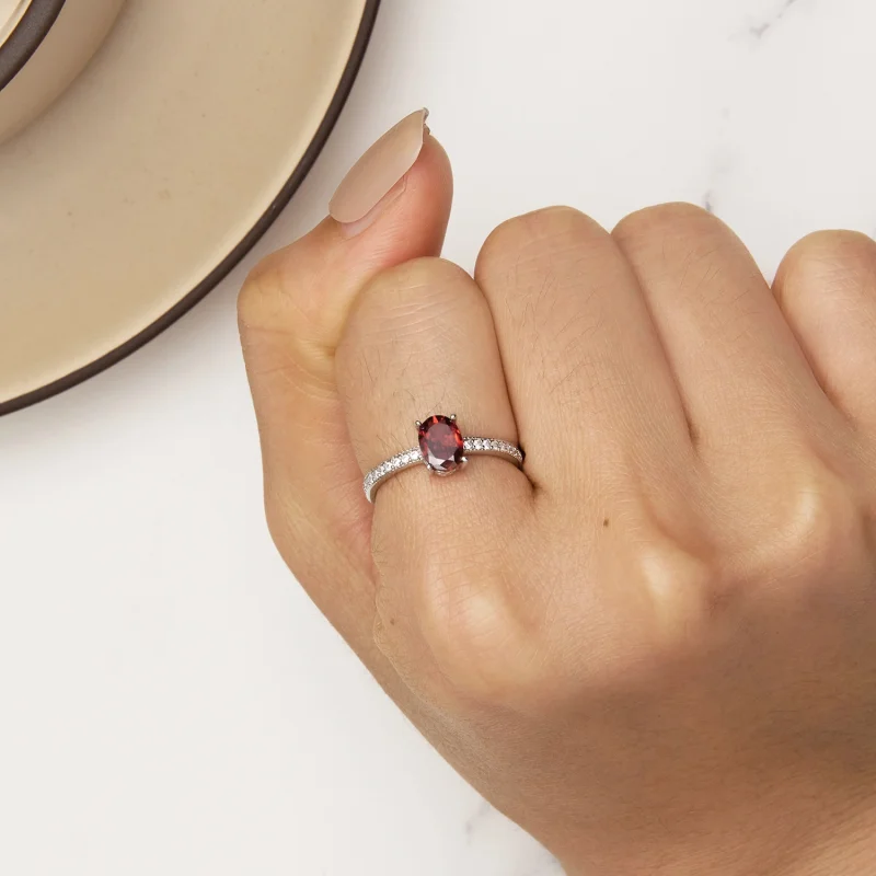 (Bild für) Pandora Ring Rot - BSR460-RD - Ansicht 6