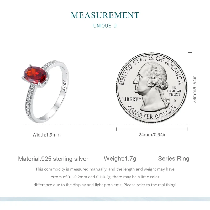 (Bild für) Pandora Ring Rot - BSR460-RD - Ansicht 7