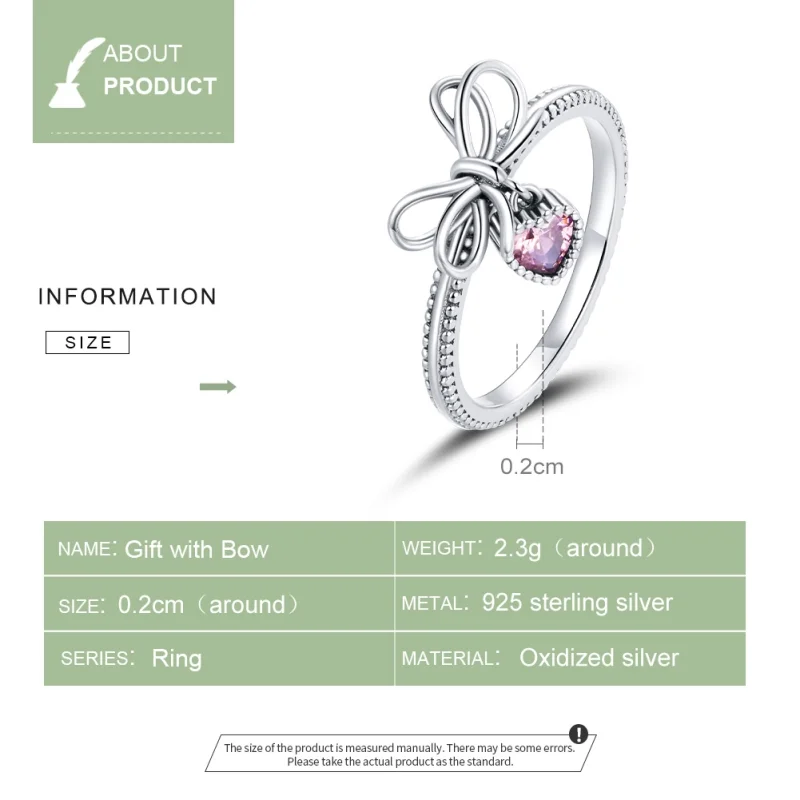(Bild für) Pandora Ring Schleife Silber - SCR682 - Ansicht 3
