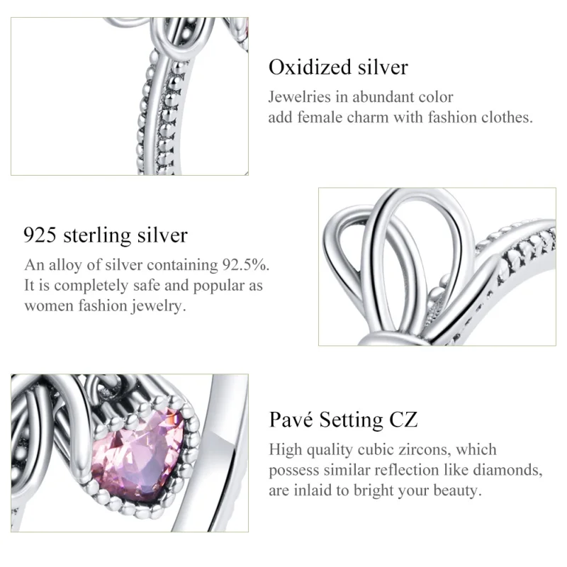 (Bild für) Pandora Ring Schleife Silber - SCR682 - Ansicht 4