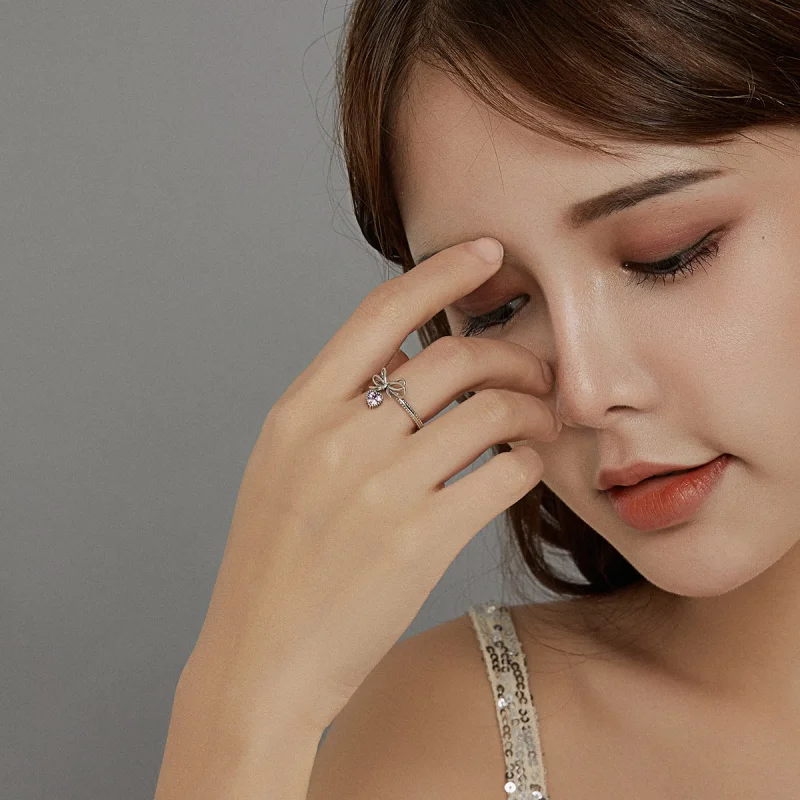 (Bild für) Pandora Ring Schleife Silber - SCR682 - Ansicht 7