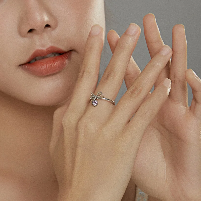 (Bild für) Pandora Ring Schleife Silber - SCR682 - Ansicht 8
