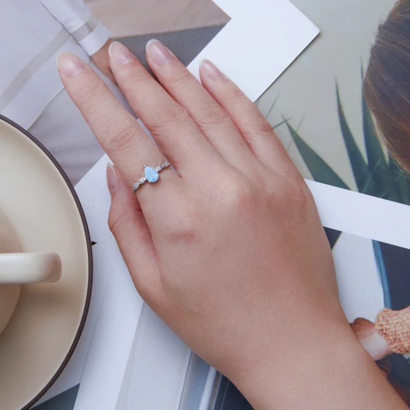 (Bild für) Pandora Ring Tröpfchen - BSR331 - Ansicht 4