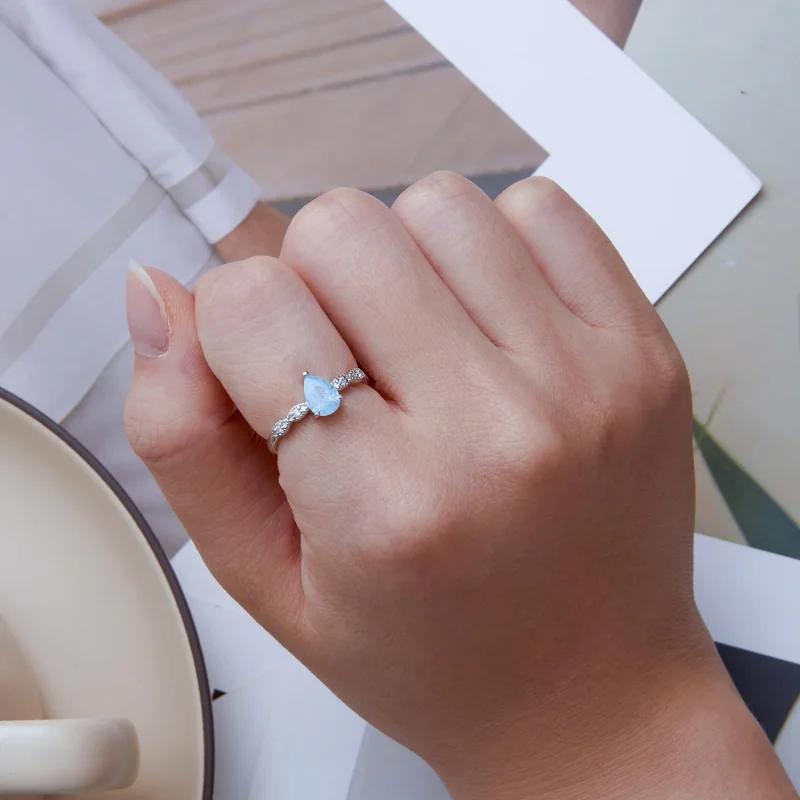 (Bild für) Pandora Ring Tröpfchen - BSR331 - Ansicht 5