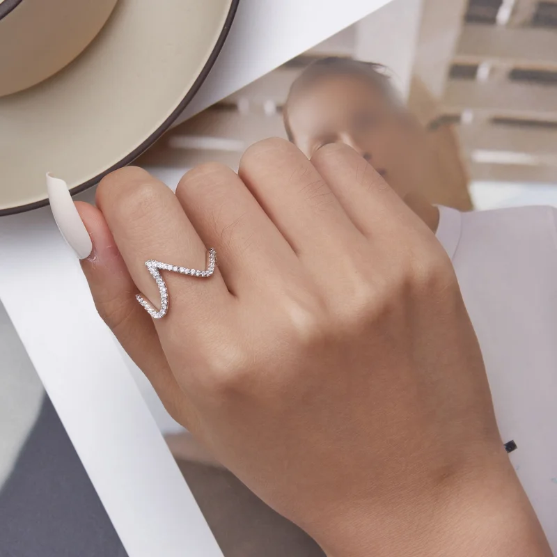 (Bild für) Pandora Ring Zick Zack - BSR314 - Ansicht 7