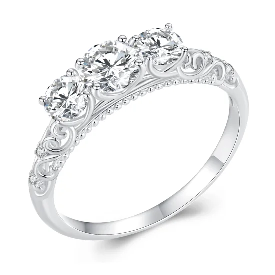 (Bild für) Pandora Style 3-Stein-Ring - MSR009