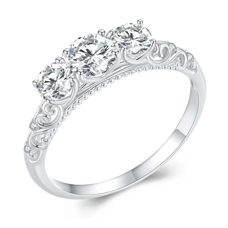 (Bild für) Pandora Style 3-Stein-Ring - MSR009