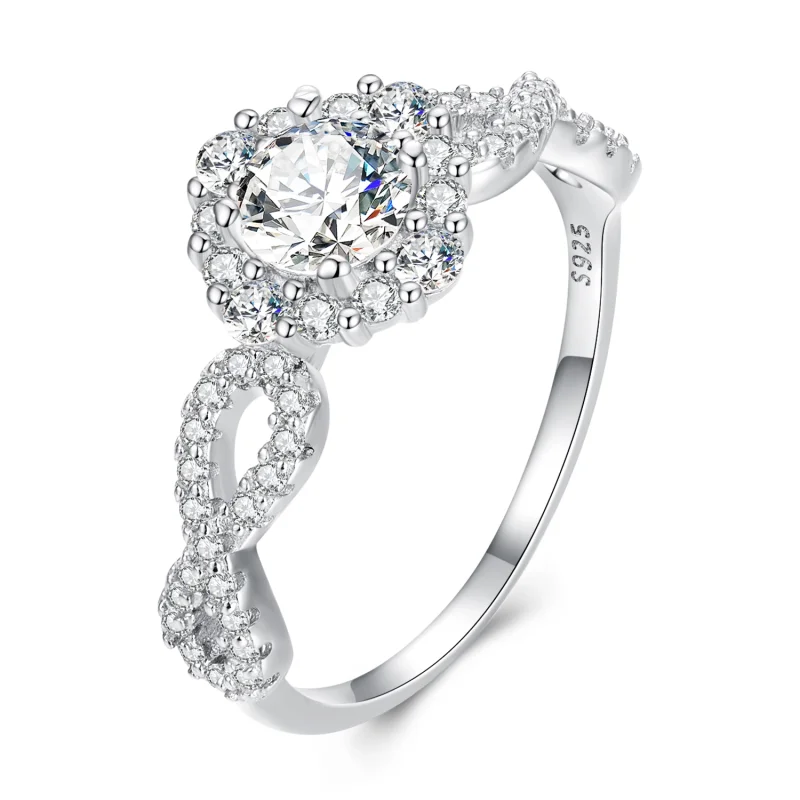 (Bild für) Pandora Style Classic Elegance Ring Clear Cz - BSR352 - Ansicht 3