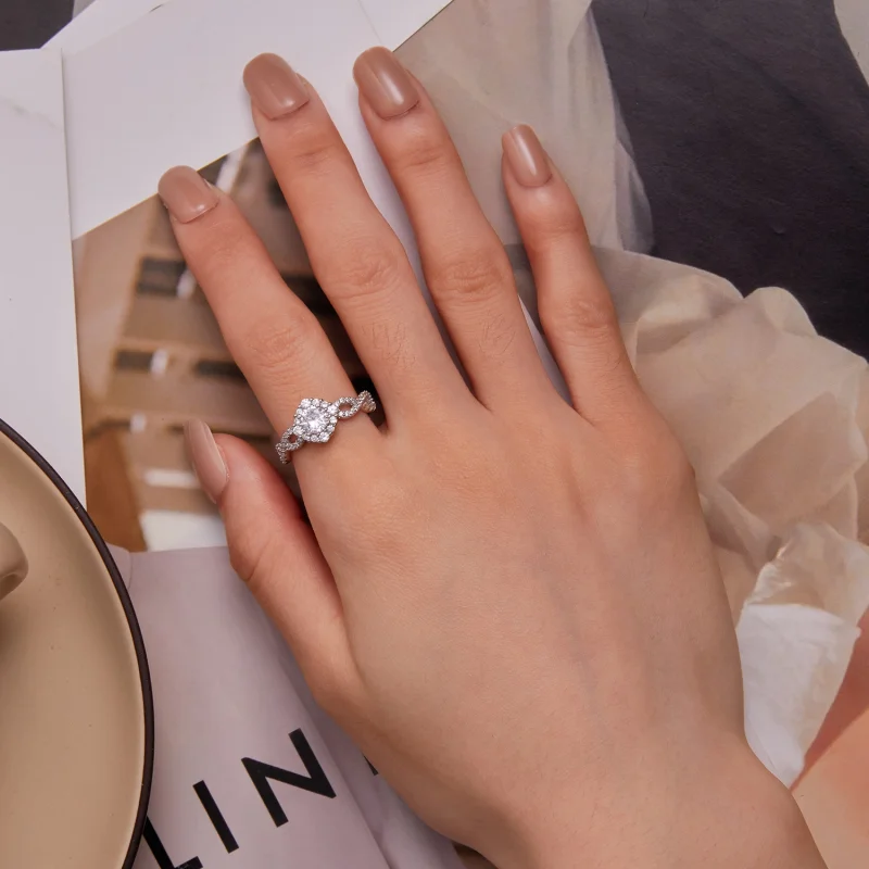(Bild für) Pandora Style Classic Elegance Ring Clear Cz - BSR352 - Ansicht 6