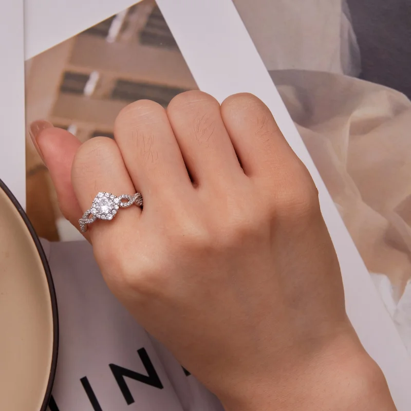 (Bild für) Pandora Style Classic Elegance Ring Clear Cz - BSR352 - Ansicht 7