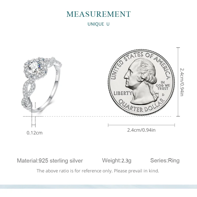 (Bild für) Pandora Style Classic Elegance Ring Clear Cz - BSR352 - Ansicht 8