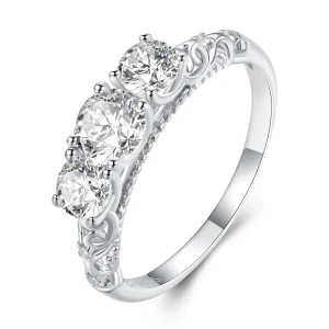 (Bild für) Ring mit drei Steinen im Pandora-Stil - BSR318